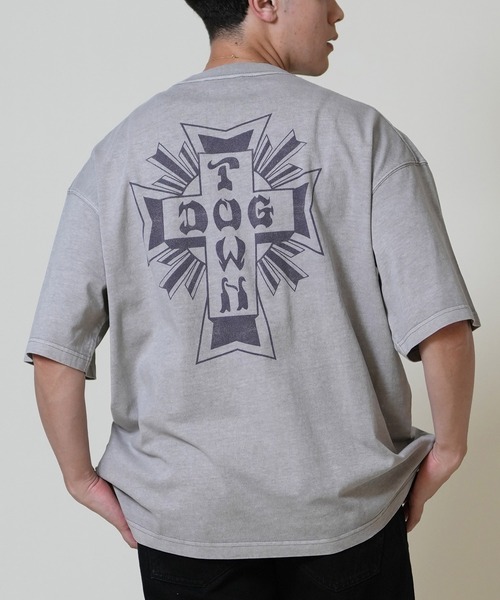 DOGTOWN(ドッグタウン)の「DOGTOWN/ドッグタウン バックプリントTシャツ 253DT1ST004(Tシャツ/カットソー・メンズ・グレー/アイボリー/ブラック・M/L/XL)」の3枚目の写真