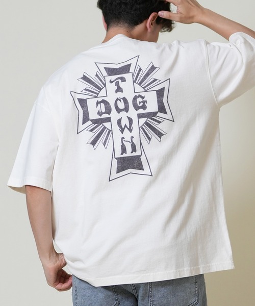 DOGTOWN(ドッグタウン)の「DOGTOWN/ドッグタウン バックプリントTシャツ 253DT1ST004(Tシャツ/カットソー・メンズ・グレー/アイボリー/ブラック・M/L/XL)」の2枚目の写真