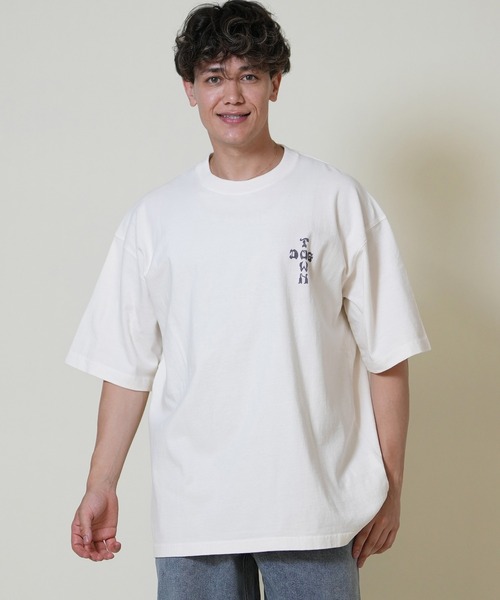 DOGTOWN(ドッグタウン)の「DOGTOWN/ドッグタウン バックプリントTシャツ 253DT1ST004(Tシャツ/カットソー・メンズ・グレー/アイボリー/ブラック・M/L/XL)」の4枚目の写真