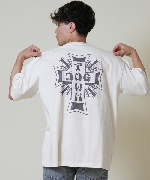 DOGTOWN(ドッグタウン)の「DOGTOWN/ドッグタウン バックプリントTシャツ 253DT1ST004(Tシャツ/カットソー・メンズ・グレー/アイボリー/ブラック・M/L/XL)」の5枚目の写真
