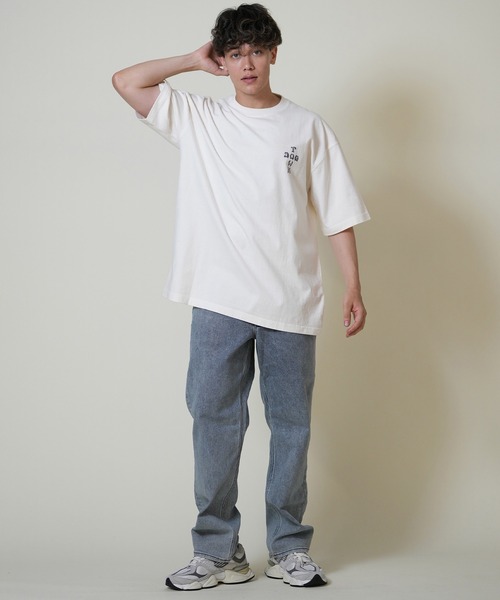 DOGTOWN(ドッグタウン)の「DOGTOWN/ドッグタウン バックプリントTシャツ 253DT1ST004(Tシャツ/カットソー・メンズ・グレー/アイボリー/ブラック・M/L/XL)」の6枚目の写真