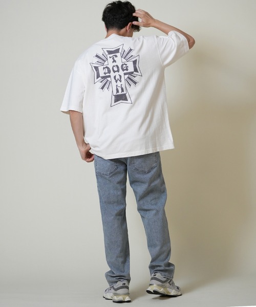 DOGTOWN(ドッグタウン)の「DOGTOWN/ドッグタウン バックプリントTシャツ 253DT1ST004(Tシャツ/カットソー・メンズ・グレー/アイボリー/ブラック・M/L/XL)」の7枚目の写真