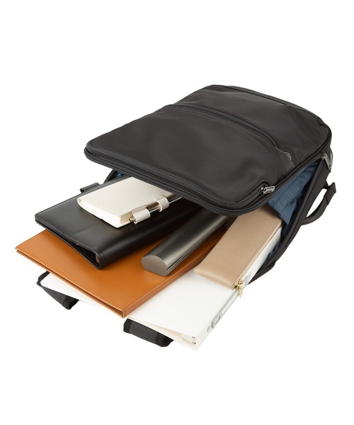 World Traveler（ワールドトラベラー）の「サビオ A4サイズ収納可能 14inchPC収納 65341（ビジネスバッグ・メンズ・ネイビー/ブラック・FREE）」の21枚目の写真