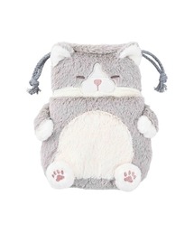 LIVHEART（リブハアト）の「ねこ肯定感 巾着（ポーチ）」