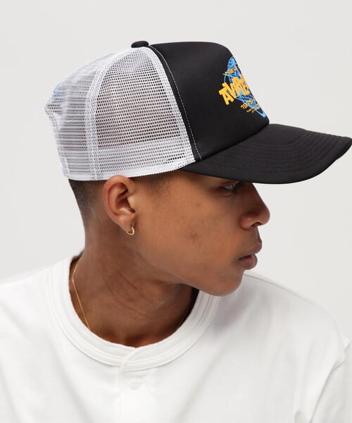 国内発送☆AVIREX☆RHINESTONE VARSITY LOGO MESH CAP WOMAN/直営店限定》RHINESTONE VARSITY LOGO MESH CAP/ライン