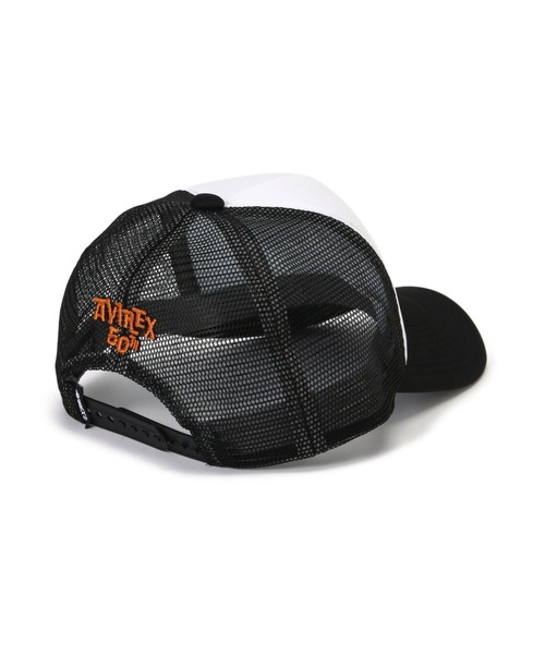 AVIREX(アヴィレックス)の「VARSITY MESH CAP "EARTH" / バーシティ メッシュキャップ / AVIREX / アヴィレックス(キャップ・メンズ・ホワイト/ブラック・F)」の5枚目の写真