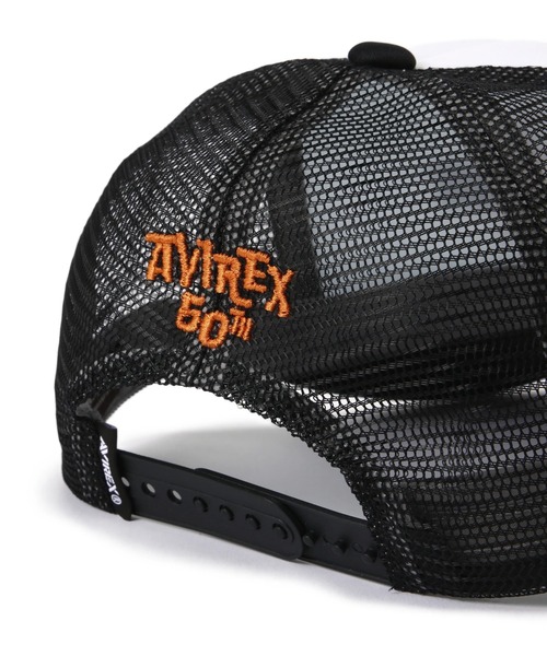 AVIREX(アヴィレックス)の「VARSITY MESH CAP "EARTH" / バーシティ メッシュキャップ / AVIREX / アヴィレックス(キャップ・メンズ・ホワイト/ブラック・F)」の10枚目の写真
