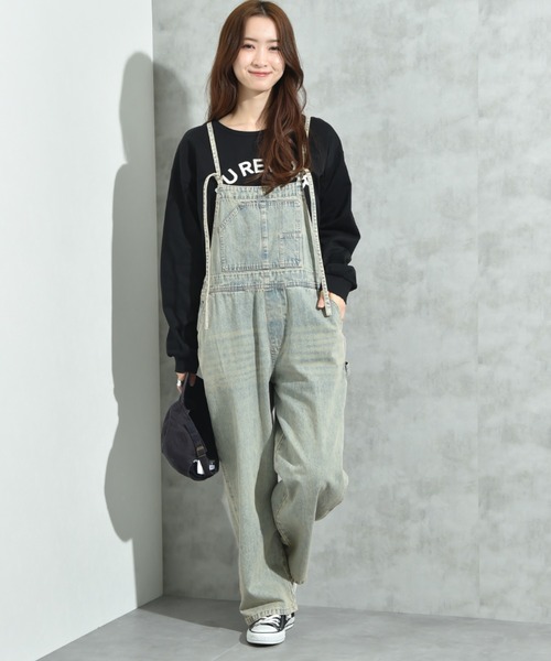 INTERPLANET(インタープラネット)の「スパンコールロゴ刺繍バックラインプルオーバー(Tシャツ/カットソー・レディース・ブラウン/ブラック/アイボリー・FREE)」の19枚目の写真