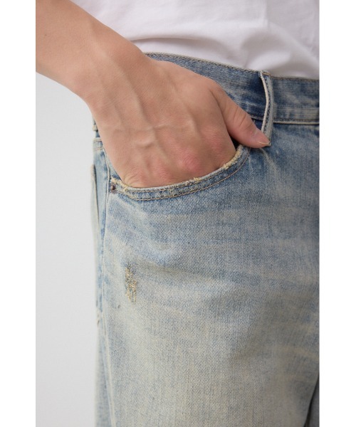 AZUL by moussy（アズールバイマウジー）の「AZUL DENIM マイクロフレア（デニムパンツ・メンズ・ライトブルー/ブルー・SMALL/MEDIUM/LARGE）」の12枚目の写真