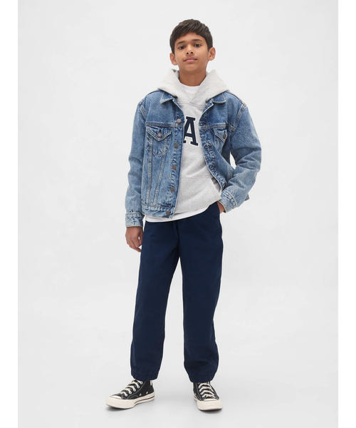 GAP（ギャップ）の「エブリディ ジョガーパンツ（キッズ）（チノパンツ・キッズ・グリーン/ベージュ/ネイビー/ブラック・150cm/160cm/140cm/130cm/120cm/110cm）」の13枚目の写真