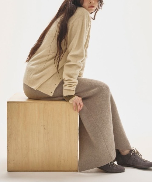 TODAYFUL（トゥデイフル）の「TODAYFUL　Puffy Knit Skirt パフィーニットスカート/12520807（スカート・レディース・ベージュ系その他/ブラック・38）」の3枚目の写真