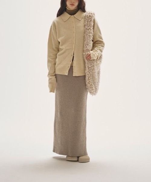 TODAYFUL（トゥデイフル）の「TODAYFUL　Puffy Knit Skirt パフィーニットスカート/12520807（スカート・レディース・ベージュ系その他/ブラック・38）」の4枚目の写真