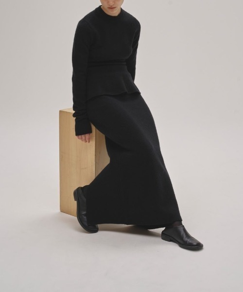 TODAYFUL（トゥデイフル）の「TODAYFUL　Puffy Knit Skirt パフィーニットスカート/12520807（スカート・レディース・ベージュ系その他/ブラック・38）」の7枚目の写真