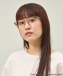 Zoff（ゾフ）の「Zoff｜はぴだんぶい ウェリントン型 メガネ｜伊達メガネ 度付きメガネ（レンズ交換券付）｜ユニセックス｜グッズ（メガネ）」