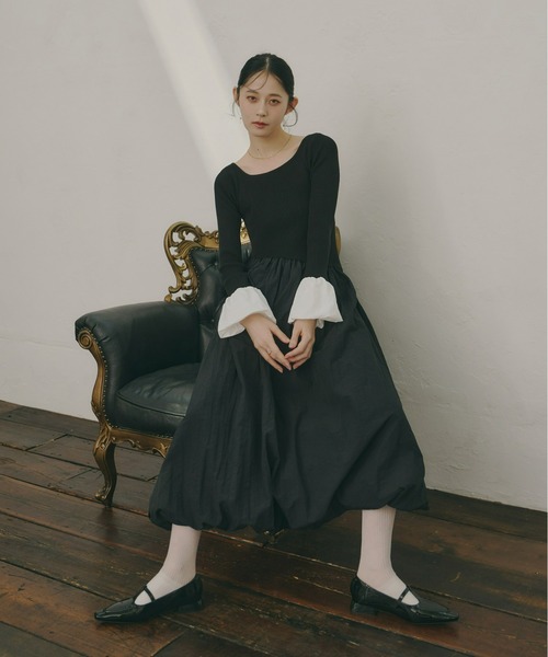 Olu.（オルドット）の「ステッチデザインストラップパンプス（パンプス・レディース・ブラック/ホワイト/キャメル/ボルドー・35/37/39）」の7枚目の写真