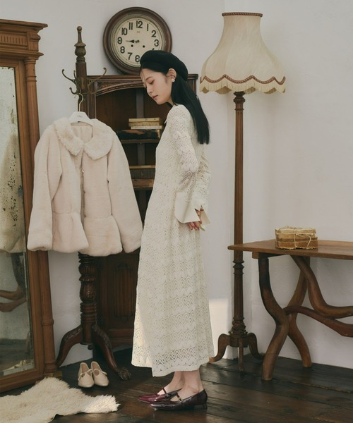 Olu.（オルドット）の「ステッチデザインストラップパンプス（パンプス・レディース・ブラック/ホワイト/キャメル/ボルドー・35/37/39）」の8枚目の写真