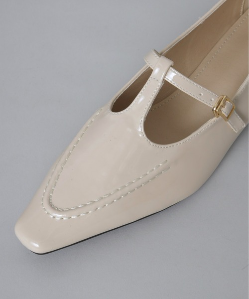 Olu.（オルドット）の「ステッチデザインストラップパンプス（パンプス・レディース・ブラック/ホワイト/キャメル/ボルドー・35/37/39）」の14枚目の写真