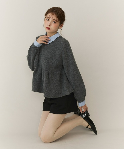 Olu.（オルドット）の「ステッチデザインストラップパンプス（パンプス・レディース・ブラック/ホワイト/キャメル/ボルドー・35/37/39）」の20枚目の写真