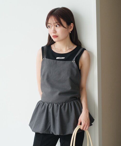 Kastane キルティング キャミビスチェ new item quilting series】 ▽キルティングキャミビスチェ