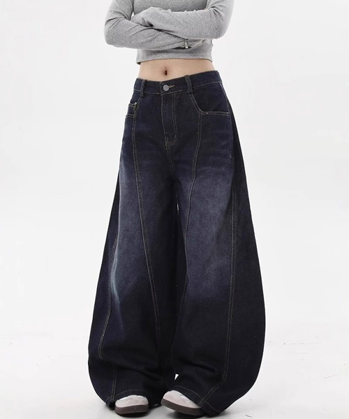 Ressaca(レサーカ)の「バック刺繍ロゴワイドデニムパンツ(デニムパンツ・メンズ・ブルー・S/L/M)」の8枚目の写真