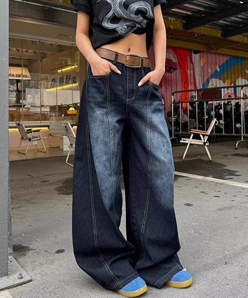 Ressaca(レサーカ)の「バック刺繍ロゴワイドデニムパンツ(デニムパンツ・メンズ・ブルー・S/L/M)」の19枚目の写真