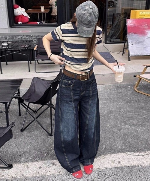 Ressaca(レサーカ)の「バック刺繍ロゴワイドデニムパンツ(デニムパンツ・メンズ・ブルー・S/L/M)」の13枚目の写真