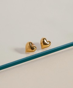 Hoaw. ハート型スタッドピアス Whim Gazette(ウィム ガゼット)｜【Hoaw.】Heartピアス/シルバー