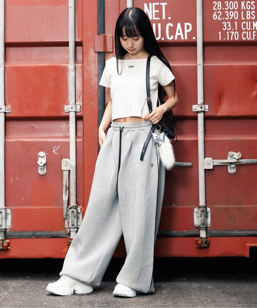 algy(アルジー)の「エンジェルリブT(Tシャツ/カットソー・キッズ・オフホワイト/ブラック/サックスブルー・XX-SMALL/X-SMALL/MEDIUM/SMALL)」の10枚目の写真