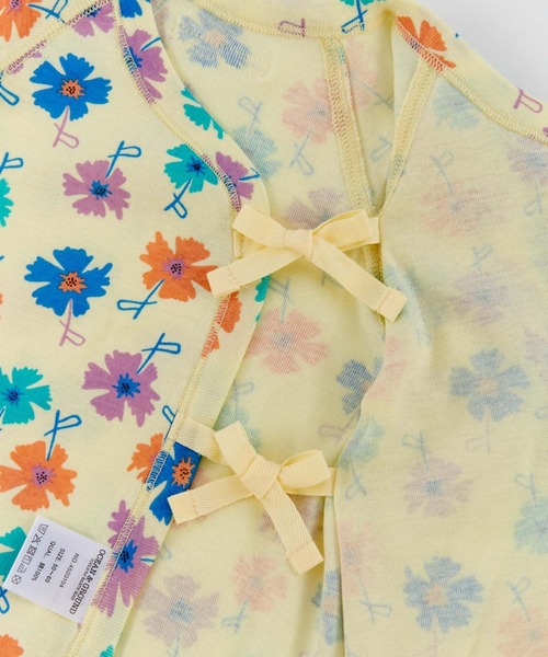Ocean&Ground(オーシャン&グラウンド)の「コンビ肌着 Painting Flower(肌着・キッズ・クリーム/オフホワイト・60)」の10枚目の写真