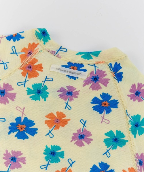 Ocean&Ground(オーシャン&グラウンド)の「コンビ肌着 Painting Flower(肌着・キッズ・クリーム/オフホワイト・60)」の11枚目の写真