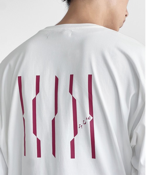 MDR(エムディアール)の「MDRロゴプリントロングスリーブTシャツ(Tシャツ/カットソー・メンズ・ブラック/オフホワイト・L/M)」の1枚目の写真