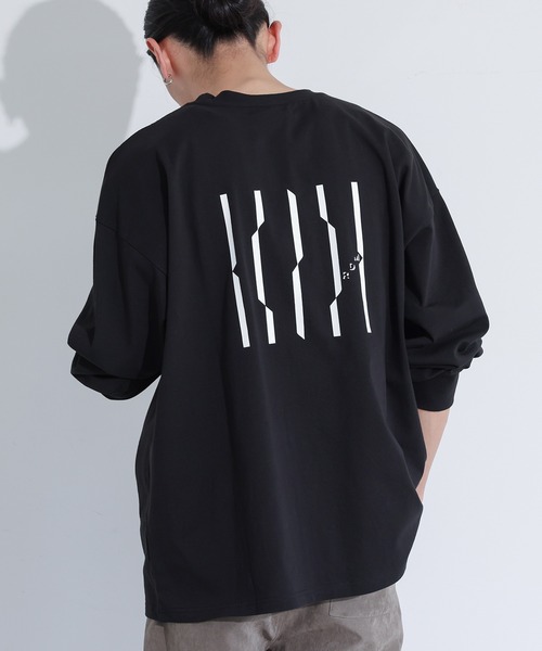 MDR(エムディアール)の「MDRロゴプリントロングスリーブTシャツ(Tシャツ/カットソー・メンズ・ブラック/オフホワイト・L/M)」の8枚目の写真