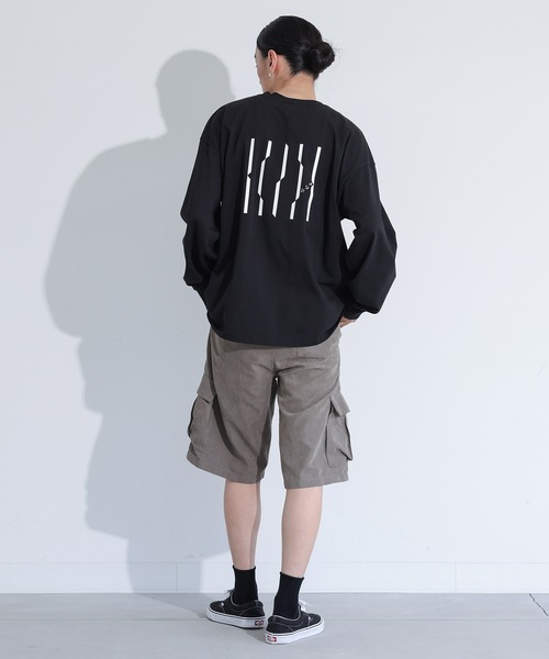 MDR(エムディアール)の「MDRロゴプリントロングスリーブTシャツ(Tシャツ/カットソー・メンズ・ブラック/オフホワイト・L/M)」の12枚目の写真