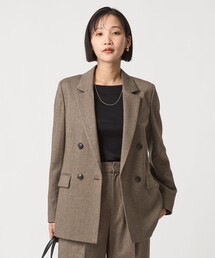 美品　グリーンレーベルリラクシング　ダブル　ジャケット リングヂャケット green label relaxing｜グリーンレーベル リラクシングの