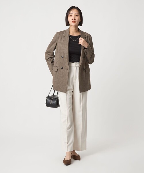 ホームスパン ダブル ジャケット ストレッチ（テーラードジャケット