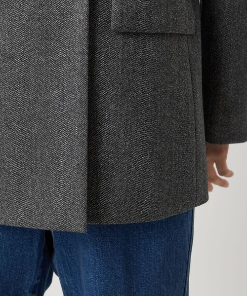 セール】ホームスパン ダブル ジャケット ストレッチ（テーラード