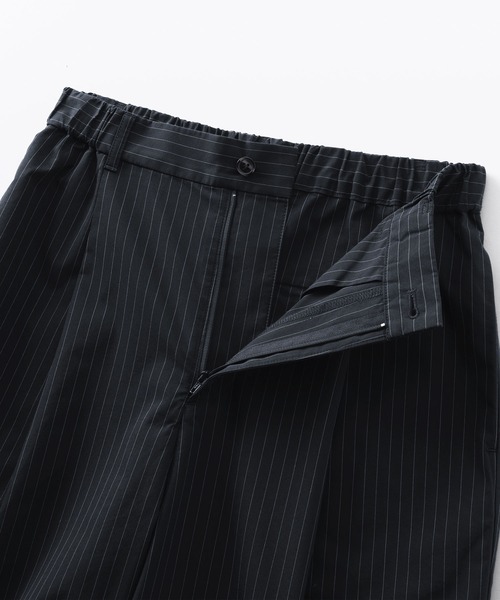 無印良品（ムジルシリョウヒン）の「婦人　乾きやすい　ブロードワイドテーパードパンツ（その他パンツ・レディース・ブラック/ネイビー系/ダークブラウン・S/M/L/XL）」の13枚目の写真