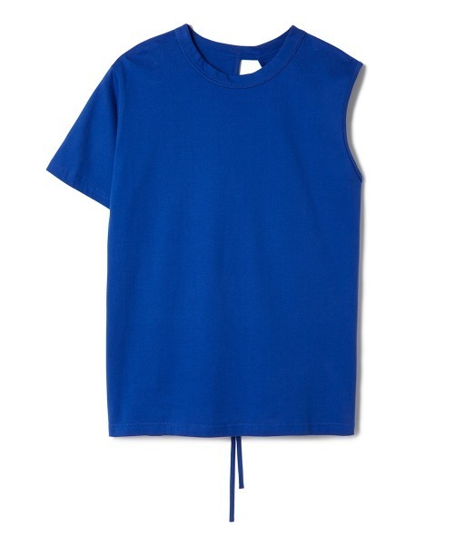 soduk（スドーク）の「twisted t-shirt（Tシャツ/カットソー・レディース・ブラック/ホワイト/ブルー・ONE SIZE）」の11枚目の写真