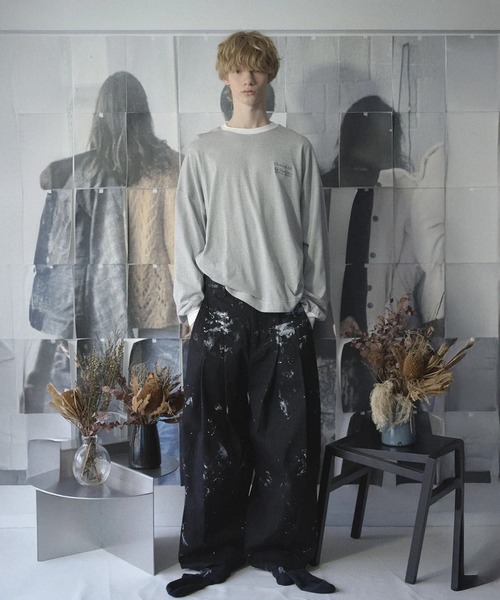 SHINYAKOZUKA(シンヤコヅカ)の「ORDINARY L/S TEE ISSUE 7(Tシャツ/カットソー・メンズ・ホワイト/ブラック・S/M/L)」の6枚目の写真