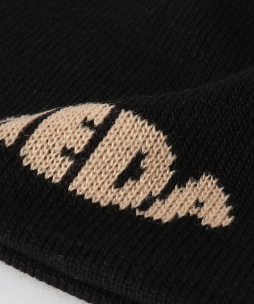 Jieda（ジエダ）の「JIEDA /ジエダJ LOGO KNIT CAP（ハット・メンズ・ブラック/ブラウン・FREE）」の4枚目の写真