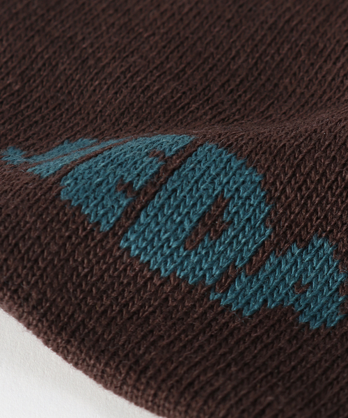 Jieda（ジエダ）の「JIEDA /ジエダJ LOGO KNIT CAP（ハット・メンズ・ブラック/ブラウン・FREE）」の5枚目の写真