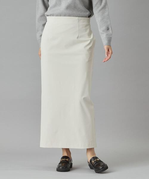 DRESSTERIOR（ドレステリア）の「【洗える/ポケット付き】ストレッチナロースカート（スカート・レディース・ブラック/ナチュラル・38/36/34/40）」の2枚目の写真