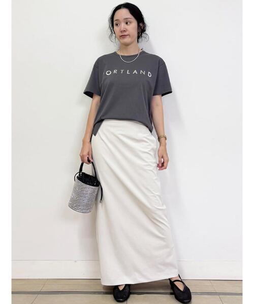 DRESSTERIOR（ドレステリア）の「【洗える/ポケット付き】ストレッチナロースカート（スカート・レディース・ブラック/ナチュラル・38/36/34/40）」の4枚目の写真