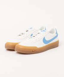 NIKE ナイキ COURT SHOT メンズスニーカー 薄底 ロープロファイルシューズ(コートショット) IB4475-133 セイル/ブルービヨンド/ガムライトブラウン/ホワイト