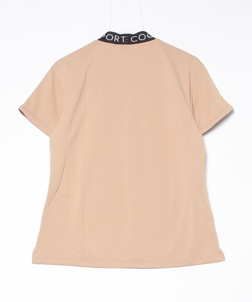 セール】【ワイドシルエット】モックネック半袖シャツ（Tシャツ