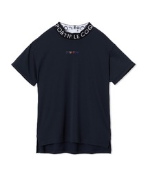 le coq sportif GOLF（ルコックスポルティフゴルフ）の「【le coq sportif GOLF】ワイドシルエットモックネック半袖シャツ　ゴルフウェア（Tシャツ/カットソー）」