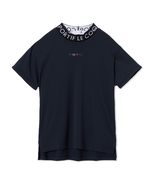 セール】【ワイドシルエット】モックネック半袖シャツ（Tシャツ