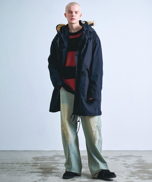 セール】HOUSTON ヒューストン M-65 PARKA モッズコート マルチWAY