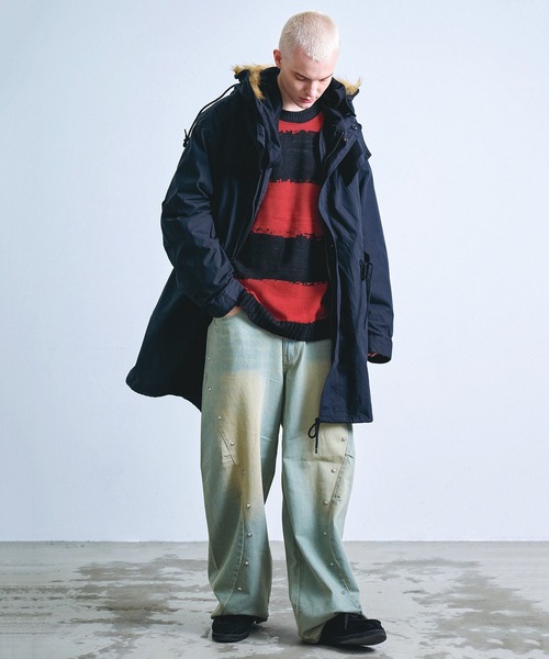 セール】HOUSTON ヒューストン M-65 PARKA モッズコート マルチWAY