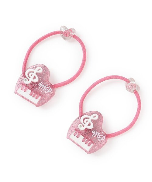 ぷっくりすずらんのヘアゴム ハンドメイド　メゾピアノ  スーリーに ぷっくりすずらんのヘアゴム ハンドメイド メゾピアノ スーリーに